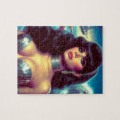 Retro Zeemeermin Pin-up Legpuzzel (Horizontaal)