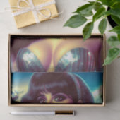 Retro Zeemeermin Pin-up Tissuepapier (Geschenk)