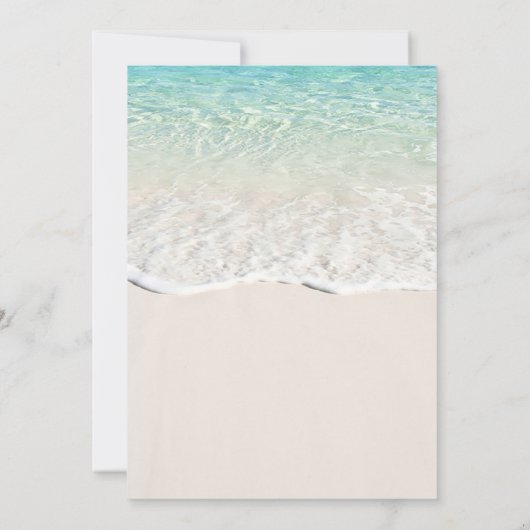 Retro Zeemeermin Strand Thema 21e Verjaardag Kaart (Achterkant)