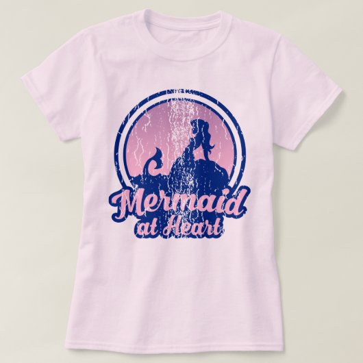 Retro Zeemeermin T-shirt (Design voorkant)