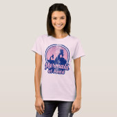 Retro Zeemeermin T-shirt (Voorkant volledig)