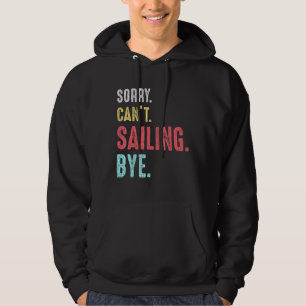 Retro  zeilboot kapitein Da Hoodie