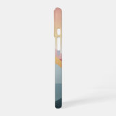 Retro Zen Bergen iPhone 16 Hoesje (Linkerkant)