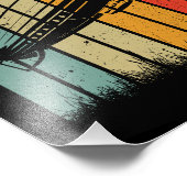 Retro Zeppelin luchtschip Zepelin Zepplin Foto Afdruk (Hoek)