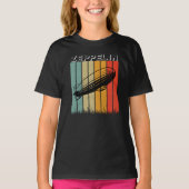 Retro Zeppelin luchtschip Zepelin Zepplin T-shirt (Voorkant)