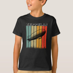 Retro Zeppelin luchtschip Zepelin Zepplin T-shirt