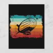 Retro Zeppelin luchtschip Zepplin L (Achterkant)