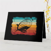 Retro  Zeppelin luchtschip Zepplin L Kaart (Gele Bloem)