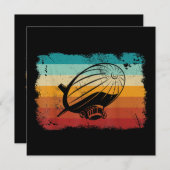 Retro  Zeppelin luchtschip Zepplin L Kaart (Voorkant / Achterkant)