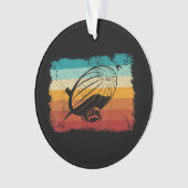 Retro  Zeppelin luchtschip Zepplin L Ornament (voorkant)
