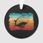 Retro  Zeppelin luchtschip Zepplin L Ornament (voorkant)