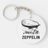  Retro Zeppelin - Verdeelbare schets Sleutelhanger (Voorkant)