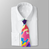 Retro, zestig, abstract stropdas (Gebonden)