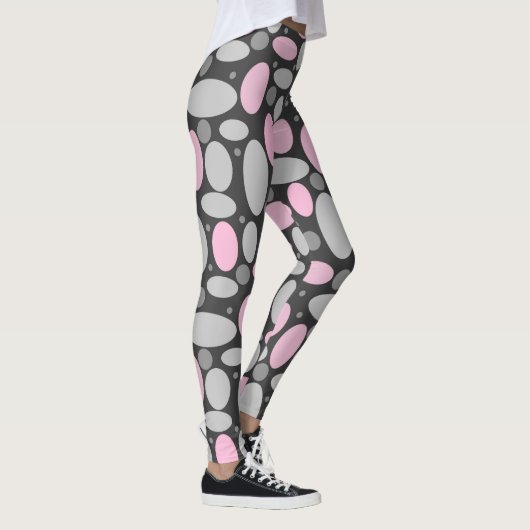 retro, zestig, polka stipts leggings (Rechts)
