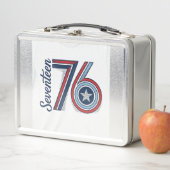 Retro Zeventien 76 Patriottisch Vector T-shirt Ont (In situ)