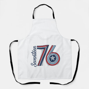 Retro Zeventien 76 Patriottisch Vector T-shirt Ont Schort