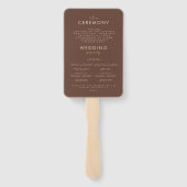 Retro Zeventiger Jaren Glitter Geometrisch Huwelij Handwaaier (Achterkant)