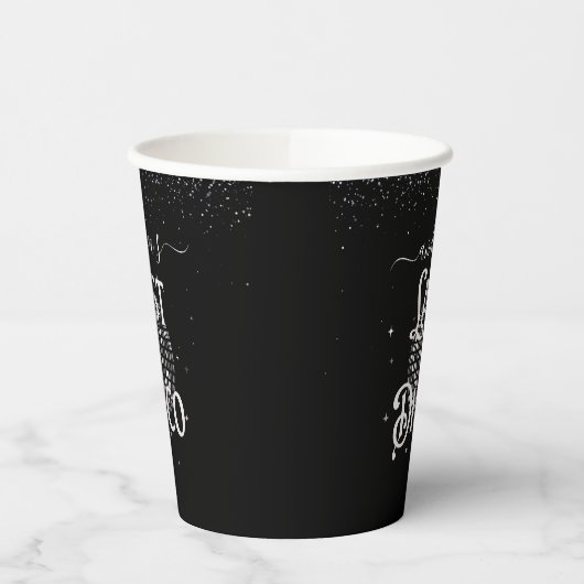 Retro Zeventiger Jaren Laatste Disco 70s Vrijgezel Papieren Bekers (Links)