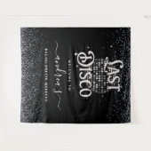 Retro Zeventiger Jaren Laatste Disco Bachelorette  Wandkleed (Voorkant (horizontaal))