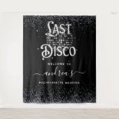 Retro Zeventiger Jaren Laatste Disco Bachelorette  Wandkleed (Voorkant)