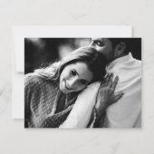 Retro Zeventiger Stripes Arch Save The Date (Achterkant)