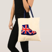 Retro ziet eruit als britse pop tote bag (Voorkant (product))