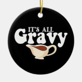 Retro zijn alle jus Baby  Herfst Thanksgiving Keramisch Ornament (Voorkant)