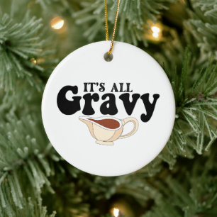 Retro zijn alle jus Baby  Herfst Thanksgiving Keramisch Ornament