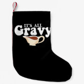 Retro zijn alle jus Baby  Herfst Thanksgiving Kleine Kerstsok (Voorkant)