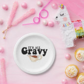 Retro zijn alle jus Baby  Herfst Thanksgiving Papieren Bordje (Feest)