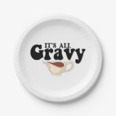 Retro zijn alle jus Baby  Herfst Thanksgiving Papieren Bordje (Voorkant)