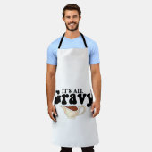 Retro zijn alle jus Baby  Herfst Thanksgiving Schort (Gedragen)