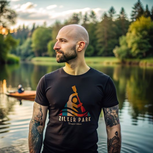 Retro Zilker Park Kajakken T-shirt