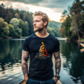 Retro Zion Nationaal Park Kajakken T-shirt