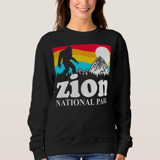 Retro Zion Nationaal Park Utah Trui (Voorkant)