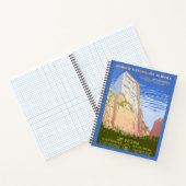  Retro Zion National Park reizen Notitieboek (Binnen)