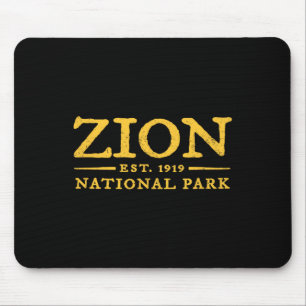Retro Zion National Park Utah Vintage Vrouwen Mann Muismat