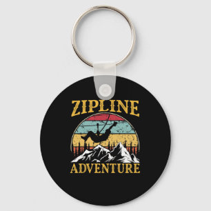  retro Zipline-avontuur bij Zipline Sleutelhanger