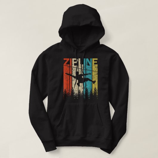 Retro  Zipline Grafische GS20 Hoodie (Design voorkant)