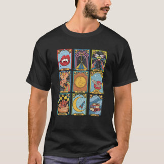 Retro Zodiac Academie Tarotkaart Karakter Swea T-shirt