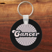 Retro Zodiac Cancer Sleutelhanger (Voorkant)