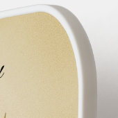 Retro Zodiac Celestial Sun Monogram Pickleball Paddle (Links Detail)