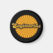 Retro Zodiac Sagittarius Magneet (Voorkant)