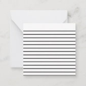 Retro Zoete maar Verwrongen Kerst Pinup Notitiekaartje (Achterkant)