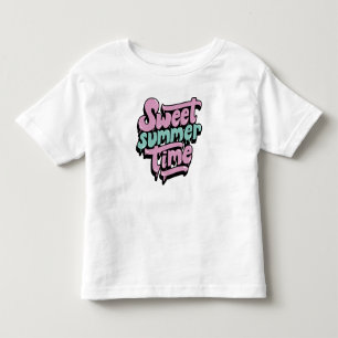 Retro Zoete Zomer Tijd Kinder Shirts
