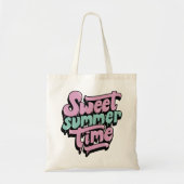 Retro Zoete Zomer Tijd Tote Bag (Voorkant)