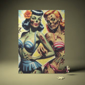 Retro Zombie Pin-ups Legpuzzel