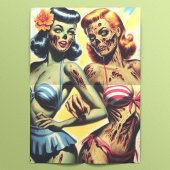 Retro Zombie Pin-ups Tissuepapier