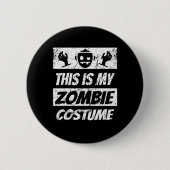 Retro Zombies Halloween Boys Kinder Funny Costume Ronde Button 5,7 Cm (Voorkant)