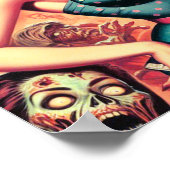 Retro Zombies Pin-up Poster (Hoek)